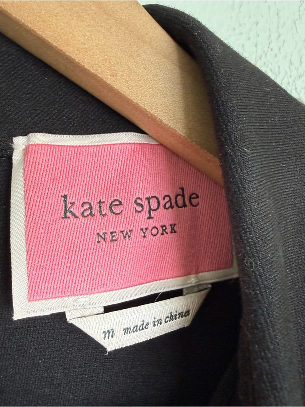 Kate Spade Black Pearl & Diamond Embellished Collar Ponte Dress - Picture 7 of 9